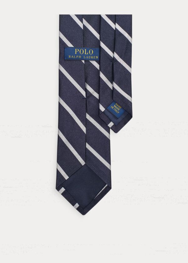 Laços Polo Ralph Lauren Striped Silk Repp Narrow Homem 08364-HAZV